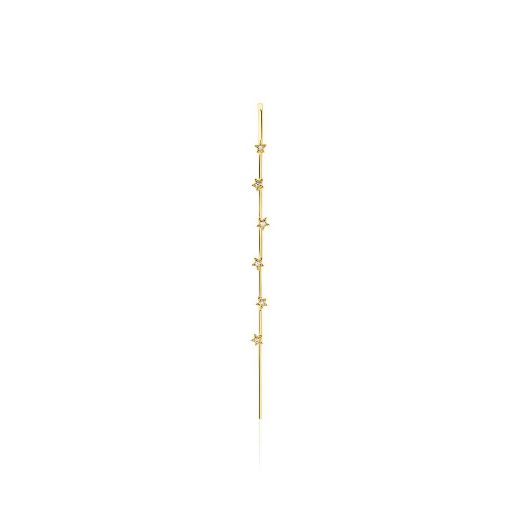 Bijou D'oreille Eclat D'etoile Or Jaune Oxyde De Zirconium - Ear cuffs Femme | Histoire d’Or