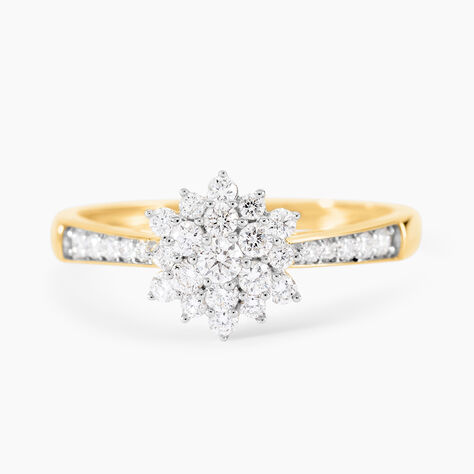 Bague Chucho Or Jaune Diamant - Bagues solitaires Femme | Histoire d&rsquo;Or