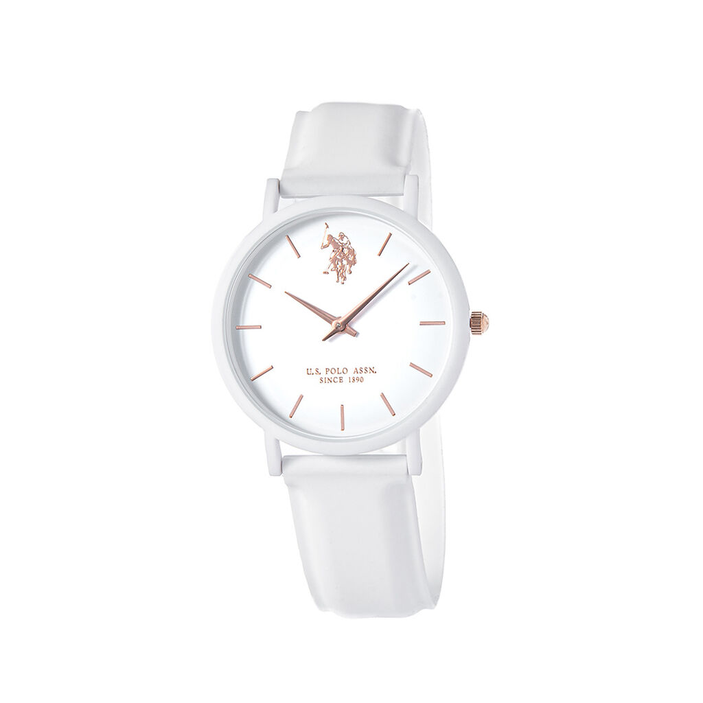 Montre U.s. Polo Assn. Blanc - Montres Famille | Histoire d&rsquo;Or