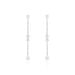 Boucles D'oreilles Pendantes Kelan Argent Blanc Oxyde De Zirconium - Boucles d'oreilles fantaisie Femme | Histoire d’Or