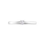 Bague Solitaire Iris Or Blanc Diamant - Bagues solitaires Femme | Histoire d&rsquo;Or