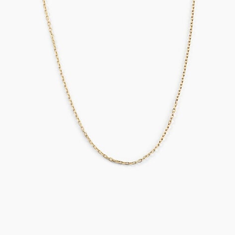 Chaîne Igoa Maille Forçat Diamantee Or Jaune - Chaines Femme | Histoire d’Or