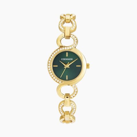Montre Codhor Sarah Vert - Montres Femme | Histoire d&rsquo;Or