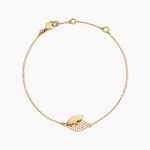 Bracelet Plaqu&eacute; Or Jaune Simao Oxydes De Zirconium - Bracelets Femme | Histoire d&rsquo;Or