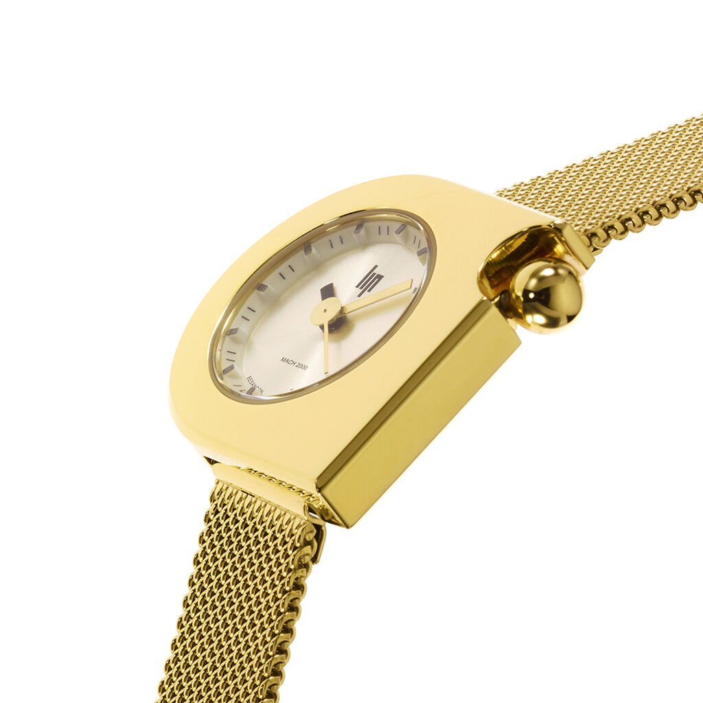 Montre Lip Mach 2000 Mini Moon Doré - Montres Femme | Histoire d’Or