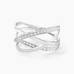 Bague Trisca Or Blanc Diamant - Bagues avec pierre Femme | Histoire d&rsquo;Or