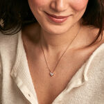 Collier Amazonia Plaqu&eacute; Or Jaune Oxyde De Zirconium - Colliers Femme | Histoire d&rsquo;Or