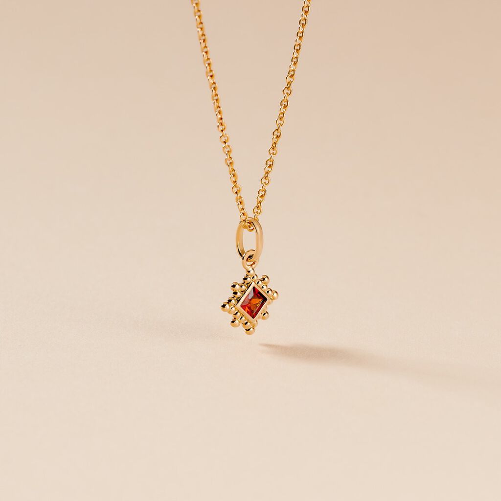 Collier Bobbie Plaqué Or Jaune Oxyde De Zirconium - Colliers Femme | Histoire d’Or