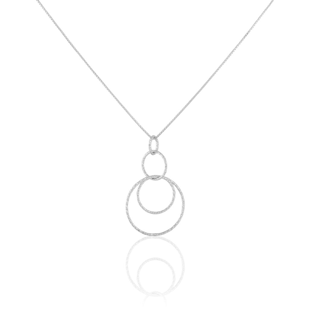 Collier Flaura Argent Blanc - Colliers fantaisie Femme | Histoire d’Or