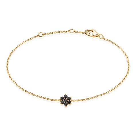 Bracelet Midnight Royalty Plaqué Or Jaune Pierre De Synthèse - Bracelets Femme | Histoire d’Or