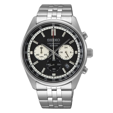 Montre Seiko Sport Bicolore Blanc / Noir - Montres Homme | Histoire d&rsquo;Or