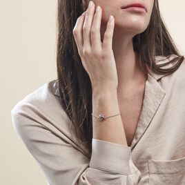 Bracelet Leonitia Argent Blanc - Bracelets fantaisie Femme | Histoire d’Or