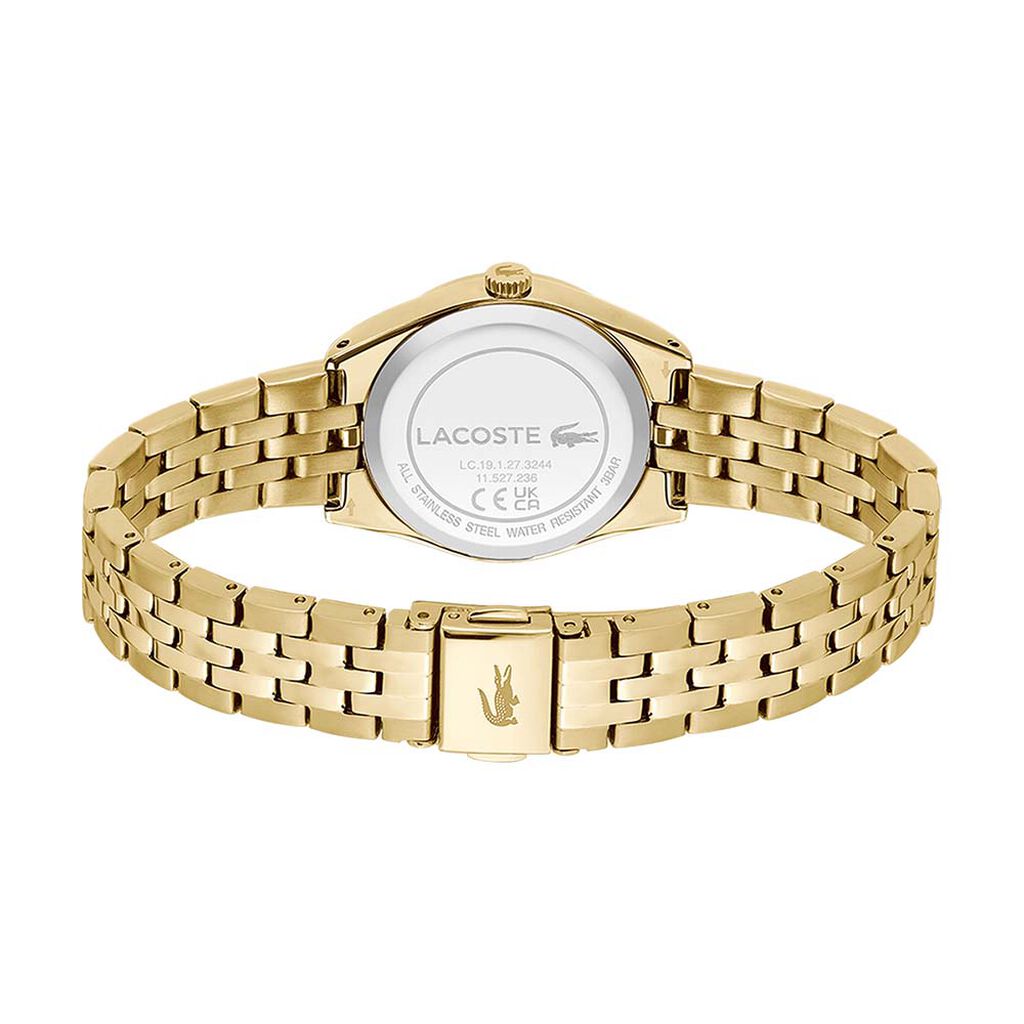 Montre Lacoste Tuilerie Dor&eacute; - Montres Femme | Histoire d&rsquo;Or