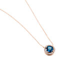 Collier Maeva Or Rose Topaze Oxyde De Zirconium - Colliers Femme | Histoire d&rsquo;Or