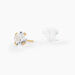 Boucles D'oreilles Puces Eddie Or Jaune Oxyde De Zirconium - Clous d'oreilles Femme | Histoire d’Or