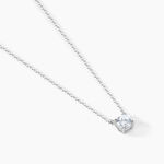 Collier Kariane Argent Blanc Oxyde De Zirconium - Colliers fantaisie Femme | Histoire d&rsquo;Or