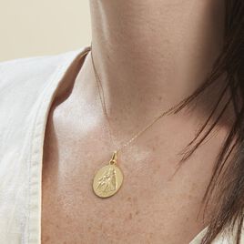 Medaille Or Jaune Saint Antoine De Padoue - Pendentifs Baptême Famille | Histoire d’Or
