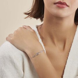 Bracelet Mahee Argent Blanc - Bracelets fantaisie Femme | Histoire d’Or