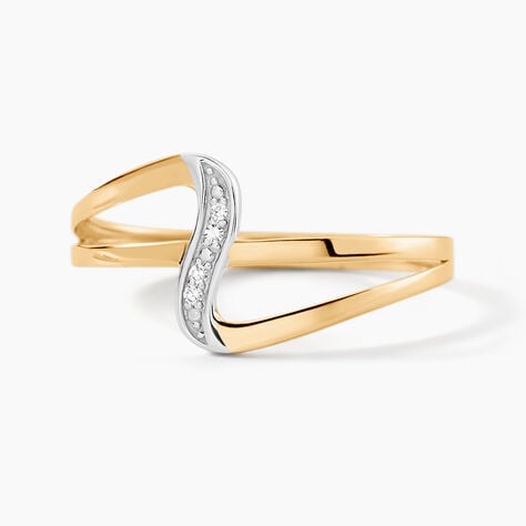 Bague Rosabelle Or Jaune Diamant - Bagues avec pierre Femme | Histoire d&rsquo;Or