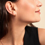 Cr&eacute;oles Louisie Plaqu&eacute; Or Jaune Oxyde De Zirconium - Boucles d'oreilles cr&eacute;oles Femme | Histoire d&rsquo;Or