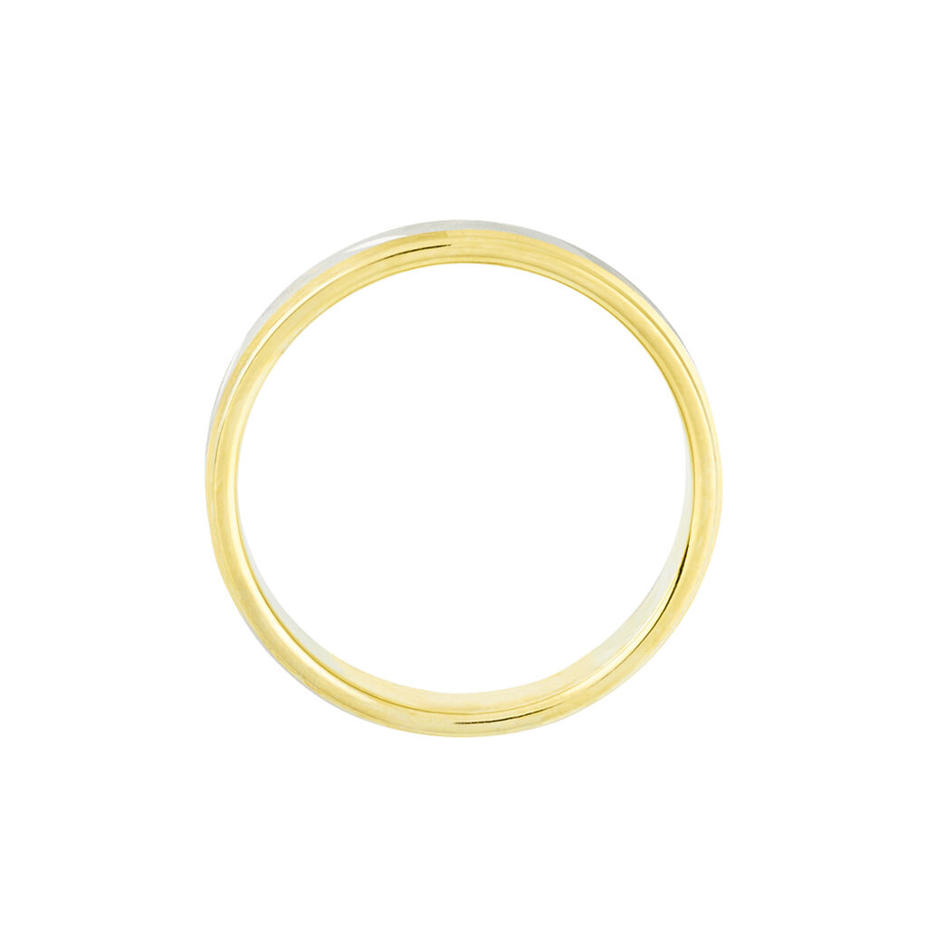 Alliance Ilki Ruban Or Bicolore - Alliances Unisex | Histoire d&rsquo;Or