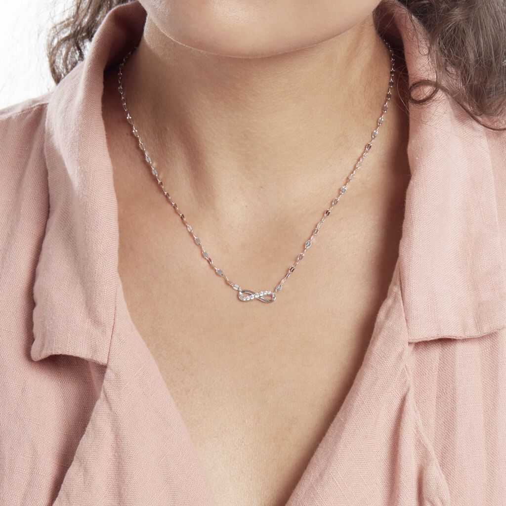 Collier Argent Wendel Oxydes De Zirconium - Colliers fantaisie Femme | Histoire d’Or