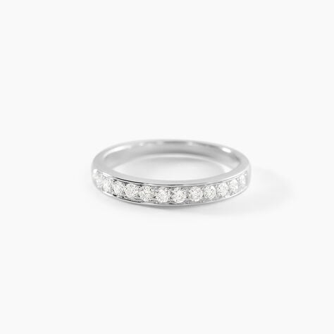 Alliance Rhea Or Blanc Diamant - Alliances Femme | Histoire d&rsquo;Or