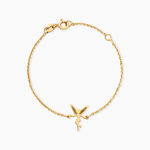 Bracelet Feelia Argent Dor&eacute; A L'Or 750/1000 - Bracelets Enfant | Histoire d&rsquo;Or