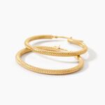 Cr&eacute;oles Ulrica Or Jaune - Boucles d'oreilles cr&eacute;oles Femme | Histoire d&rsquo;Or