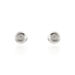 Boucles D'oreilles Puces Fidelia Boule Or Blanc - Clous d'oreilles Femme | Histoire d’Or