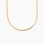 Collier Or Jaune Izel Maille Anglaise - Chaines Femme | Histoire d&rsquo;Or