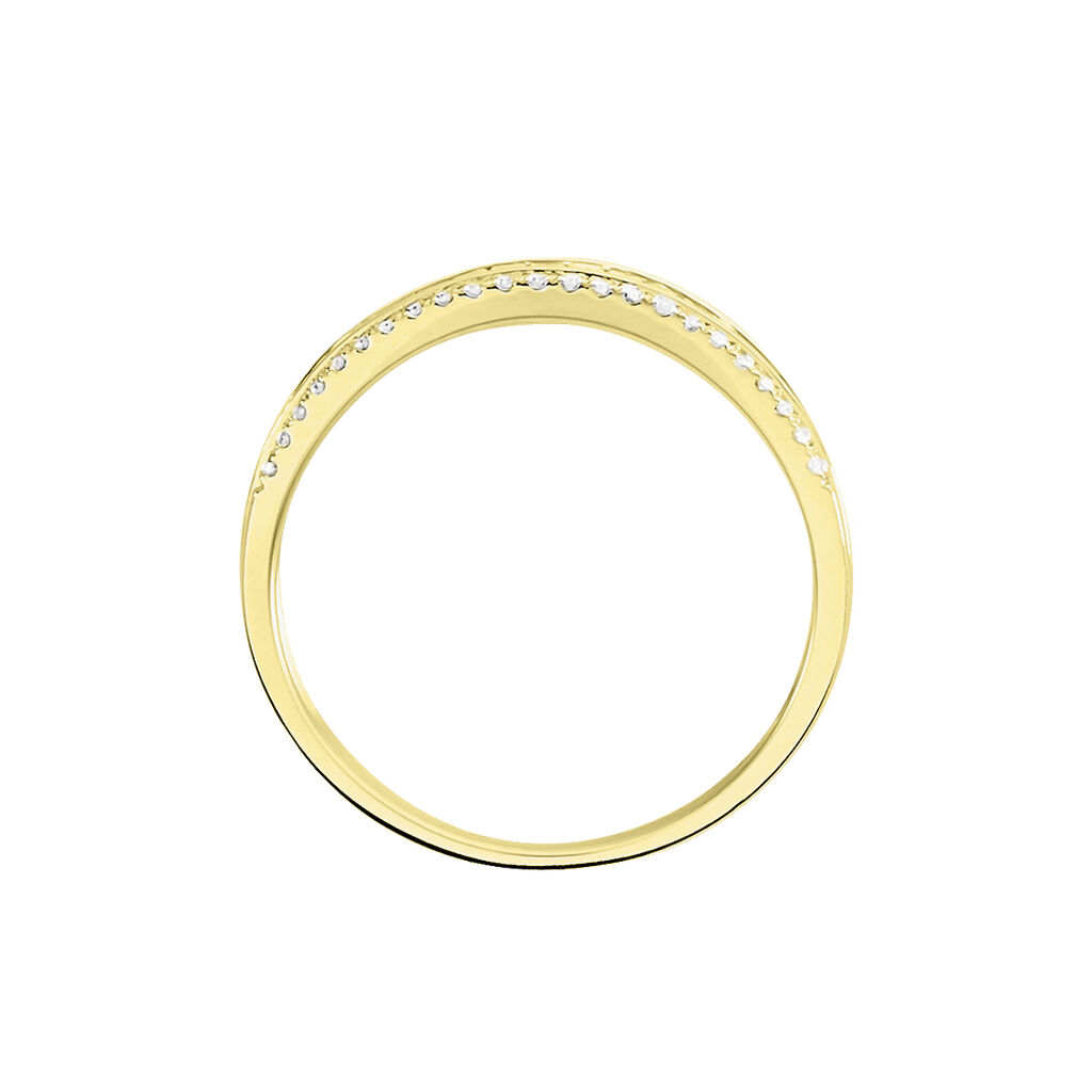 Bague Constance Or Jaune Diamant - Bagues avec pierre Femme | Histoire d’Or