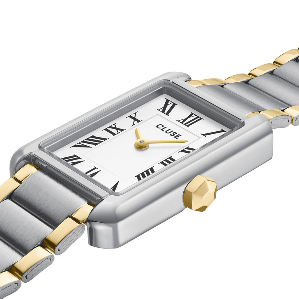 Montre Cluse Belissena Blanc - F&ecirc;te des m&egrave;res Femme | Histoire d&rsquo;Or