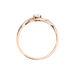 Bague Solitaire Liora Or Rose Diamant - Bagues solitaires Femme | Histoire d’Or