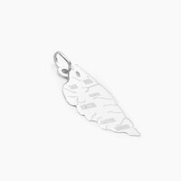 Pendentif Gaietana Corse Or Blanc