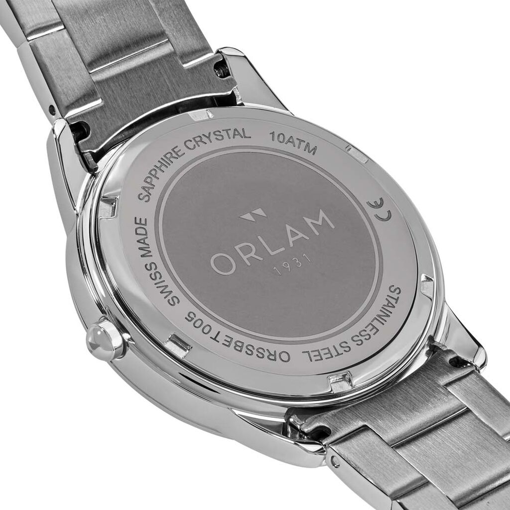 Montre Orlam Eternite Noir - F&ecirc;te des p&egrave;res Homme | Histoire d&rsquo;Or