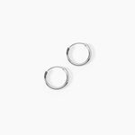 Cr&eacute;oles Argent Blanc Olympia - Boucles d'oreilles cr&eacute;oles Femme | Histoire d&rsquo;Or