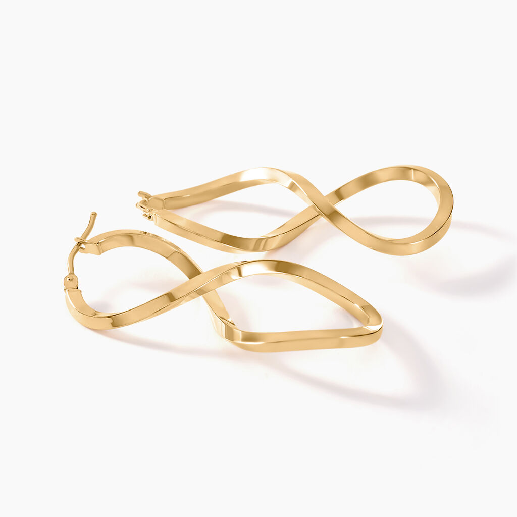 Cr&eacute;oles Helmine Or Jaune - Boucles d'oreilles cr&eacute;oles Femme | Histoire d&rsquo;Or