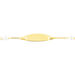 Bracelet Identité Gaspardine Maille Forçat Or Jaune Perle De Culture - Bracelets Communion Enfant | Histoire d’Or