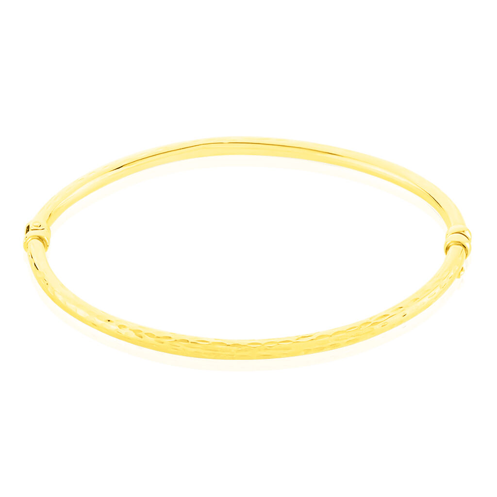 Bracelet Jonc Cleanne Fil Rond Or Jaune - Bracelets joncs Femme | Histoire d’Or