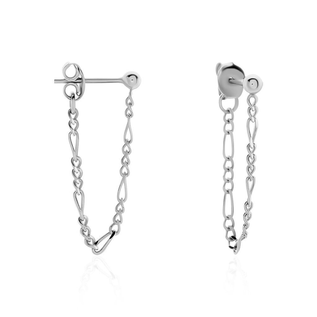 Boucles D'oreilles Pendantes Argent Leent - Boucles d'oreilles fantaisie Femme | Histoire d’Or