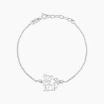 Bracelet Argent Blanc Alekdandarine - Bracelets Femme | Histoire d&rsquo;Or