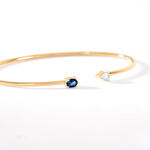 Bracelet Jonc Universe Or Jaune Topaze - Bracelets joncs Femme | Histoire d&rsquo;Or