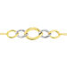 Bracelet Or Bicolore Acanthus - Bracelets chaîne Femme | Histoire d’Or