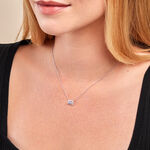 Collier Laurine Argent Blanc Oxyde De Zirconium - Colliers fantaisie Femme | Histoire d&rsquo;Or