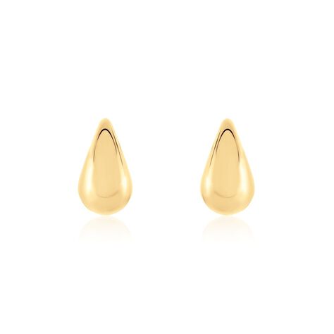 Boucles D'oreilles Puces Xenia Acier Jaune - Boucles d'oreilles fantaisie Femme | Histoire d’Or