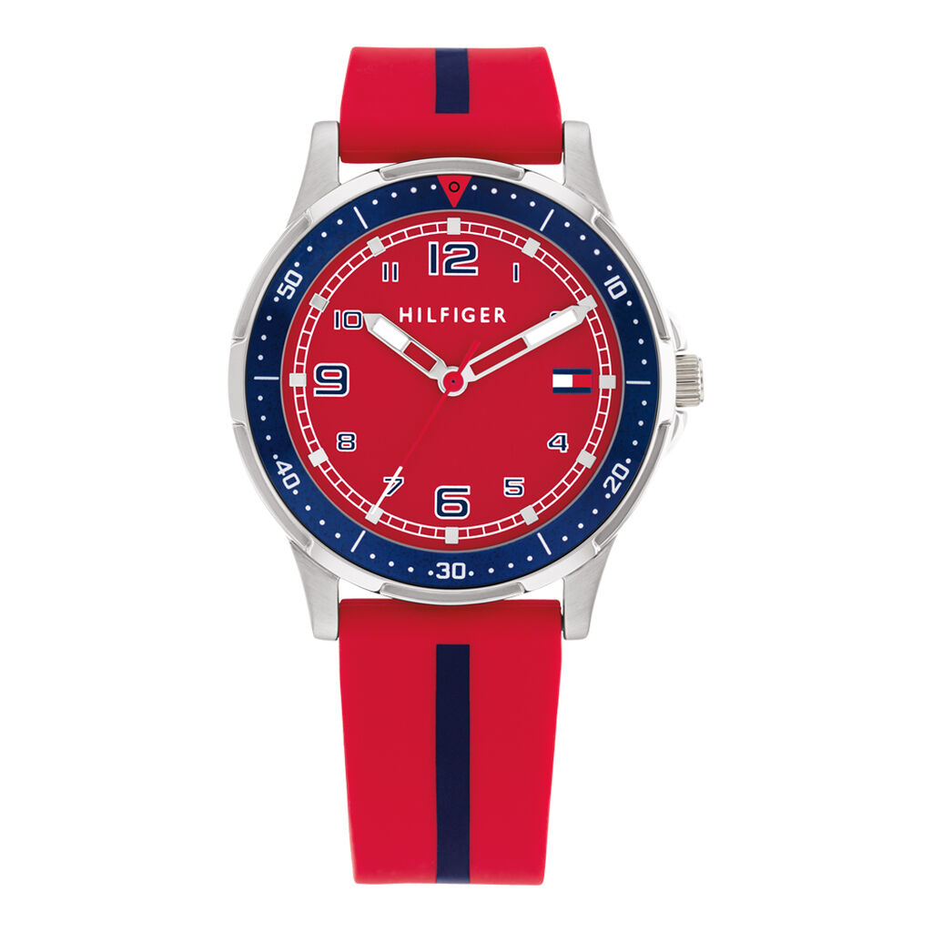 Montre Tommy Hilfiger Boys Rouge - Montres Enfant | Histoire d’Or