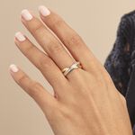 Bague Croisee Or Jaune Diamant - Bagues avec pierre Femme | Histoire d&rsquo;Or