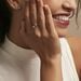 Bague Ajustable Mechte 1 Argent Blanc Oxyde De Zirconium - Bagues avec pierre Femme | Histoire d’Or