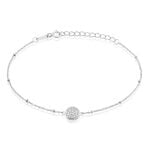 Bracelet Pascalin Argent Blanc Oxyde De Zirconium - Bracelets Femme | Histoire d&rsquo;Or